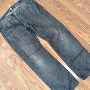 7 For All Mankind Standard Jeans — Grey Wash — Size 33